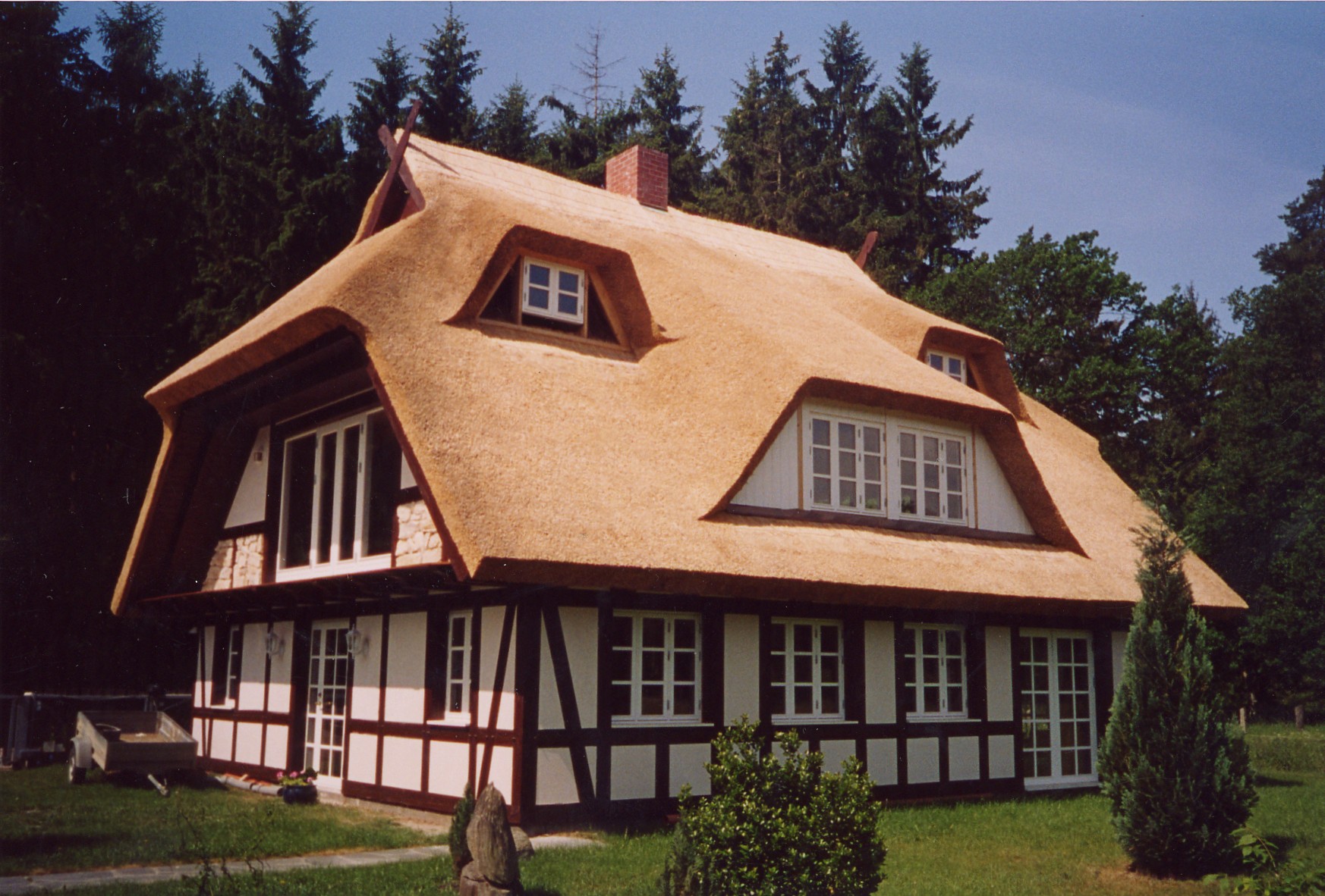 Einfamilienhaus mit Reetdach